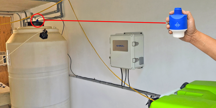 Sodium Hypochlorite Bulk Tank Radar Level Measurement