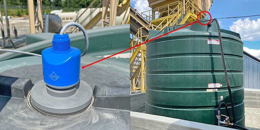 Wireless Chemical Bulk Tank Radar Level Measurement