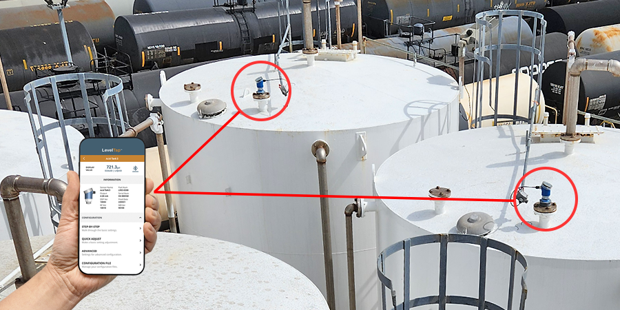 Eliminate Ladders with EchoBeam Level Measurement and LevelTap