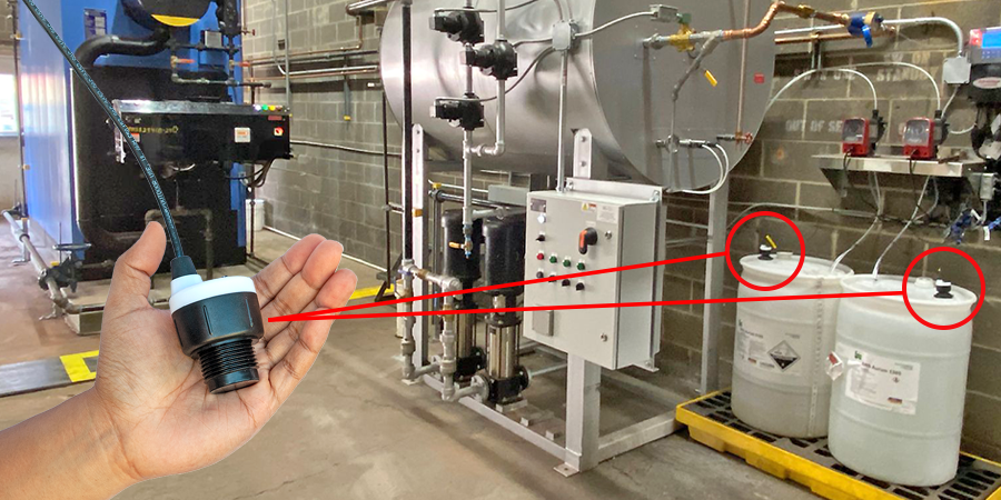 Boiler Chemical Feed Tank Ultrasonic Level Measurement