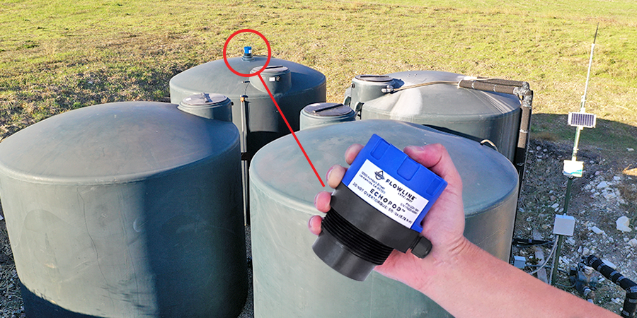 Ultraschall-Füllstandmessung für Weinbergswassertanks – Flowline Liquid &  Solid Level Sensors, Switches & Controllers