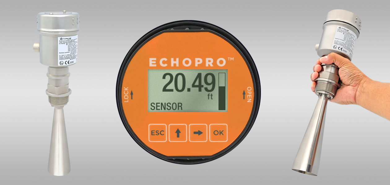 EchoPro<sup>®</sup> LR36 Radar Solids Level Sensor Transmitter